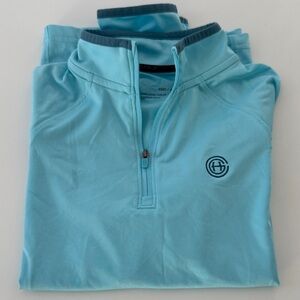 Under Armour Golf, Youth Medium, Aqua Color, Quarter-Zip Pullover
